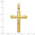 Image of 14K Yellow Gold Reversible Crucifix / Cross Pendant C3681 Image of 14K Yellow Gold Reversible Crucifix / Cross Pendant C3681