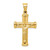 Image of 14K Yellow Gold Reversible Crucifix / Cross Pendant C3683 Image of 14K Yellow Gold Reversible Crucifix / Cross Pendant C3683