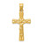 Image of 14K Yellow Gold Reversible Crucifix / Cross Pendant C3690 Image of 14K Yellow Gold Reversible Crucifix / Cross Pendant C3690