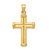 Image of 14K Yellow Gold Reversible Crucifix / Cross Pendant C3694 Image of 14K Yellow Gold Reversible Crucifix / Cross Pendant C3694