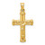 Image of 14K Yellow Gold Reversible Crucifix / Cross Pendant C3694 Image of 14K Yellow Gold Reversible Crucifix / Cross Pendant C3694