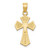 Image of 14K Yellow Gold Reversible Passion Cross Pendant