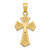 Image of 14K Yellow Gold Reversible Passion Cross Pendant