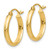 Image of 17mm 14K Yellow Gold Round Tube Hoop Earrings TC139