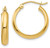 Image of 16mm 14K Yellow Gold Round Tube Hoop Earrings TC144