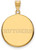 Image of 14K Yellow Gold Rutgers Large Disc Pendant by LogoArt (4Y023RUT)