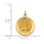 Image of 14K Yellow Gold Saint Andrew Medal Charm XR411