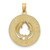 Image of 14K Yellow Gold Saint Augustine On Round w/ Dolphins Pendant