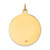 Image of 14K Yellow Gold Saint Francis Medal Pendant