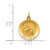Image of 14K Yellow Gold Saint George Medal Charm XR410