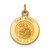 Image of 14K Yellow Gold Saint George Medal Charm XR613