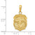 Image of 14K Yellow Gold Saint Michael Medal Badge Pendant