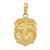 Image of 14K Yellow Gold Saint Michael Medal Badge Pendant