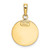 Image of 14K Yellow Gold Saint Michael Medal Pendant K5666