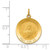 Image of 14K Yellow Gold Saint Theresa Medal Charm XAC224