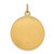 Image of 14K Yellow Gold Saint Theresa Medal Charm XAC224