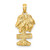 Image of 14K Yellow Gold Sanibel On Palm Tree Pendant