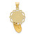 Image of 14K Yellow Gold Satin & Polished Mary Pendant K5655