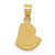 Image of 14K Yellow Gold Satin & Shiny-Cut Mary Pendant