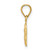 Image of 14K Yellow Gold Satin & Shiny-Cut Our Lady Of Guadalupe Pendant
