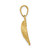 Image of 14K Yellow Gold Scallop Shell Pendant C3375
