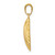 Image of 14K Yellow Gold Scallop Shell Pendant K2919