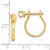 Image of 14K Yellow Gold Shackle Link Screw Earrings TE834