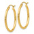 Image of 25mm 14K Yellow Gold Shiny-Cut 2mm Round Tube Hoop Earrings TC232