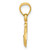 Image of 14K Yellow Gold Shiny-Cut Anchor Pendant