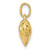 Image of 14K Yellow Gold Shiny-Cut Puffed Heart Charm D2887