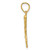 Image of 14K Yellow Gold Shiny-Cut RN Pendant