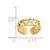 Image of 14K Yellow Gold Shiny-cut X & Heart Toe Ring