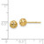 Image of 5.5mm 14K Yellow Gold Small Fancy Ball Stud Post Earrings