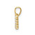 Image of 14K Yellow Gold Small Initial W Diamond Pendant