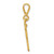 Image of 14K Yellow Gold Small Shiny-Cut Number 16 Pendant Image of 14K Yellow Gold Small Shiny-Cut Number 16 Pendant