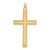 Image of 14K Yellow Gold Solid Cross Pendant XR109
