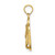 Image of 14K Yellow Gold Solid Polished Hawaii Flip-Flops Pendant