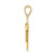 Image of 14K Yellow Gold Solid Satin Boy Pendant XK201