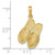 Image of 14K Yellow Gold St. Thomas Reversible Flip Flops Pendant