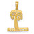 Image of 14K Yellow Gold St. Thomas Under Palm Tree Pendant