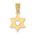 Image of 14K Yellow Gold Star Of David Pendant XR418