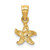 Image of 14K Yellow Gold Starfish Pendant K2949