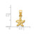 Image of 14K Yellow Gold Starfish Pendant K2949