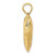 Image of 14K Yellow Gold Textured Puff Heart Pendant K5147