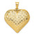 Image of 14K Yellow Gold Textured Puff Heart Pendant K5148