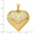 Image of 14K Yellow Gold Textured Puff Heart Pendant K5148