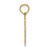 Image of 14K Yellow Gold Textured Stare Of David In Heart Pendant