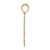 Image of 14K Yellow Gold Textured w/ Lace Trim Cross Pendant