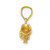 Image of 14K Yellow Gold Trumpet Pendant