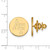 Image of 14K Yellow Gold United States Air Force Academy Lapel Pin by LogoArt